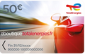 Carte cadeau de TotalEnergies 50€